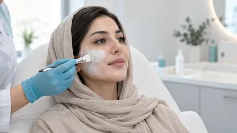 فیشیال و پاکسازی پوست صورت در محیط کلینیکی