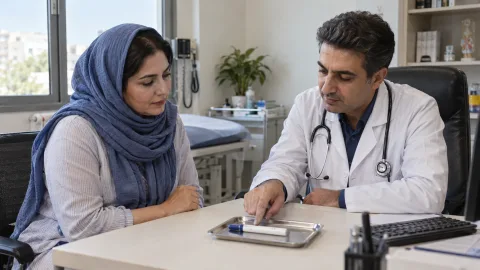 مشاوره پزشک برای درمان دارویی مدیریت وزن