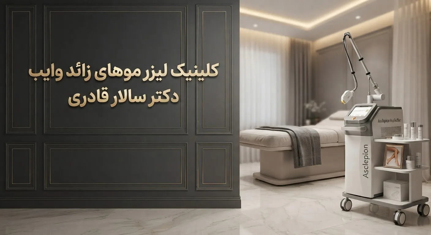 لیزر موهای زائد در کلینیک زیبایی وایب