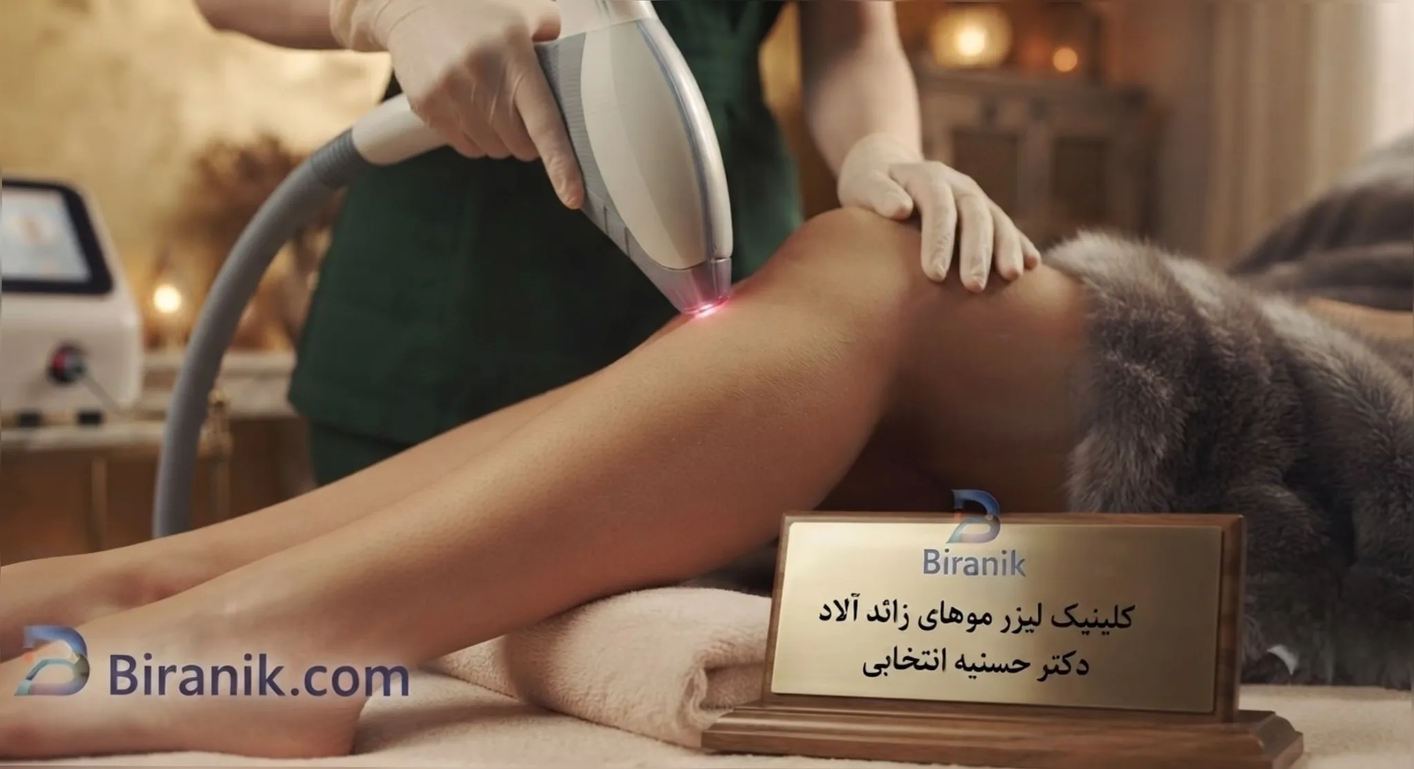 لیزر موهای زائد در کلینیک زیبایی آلاد