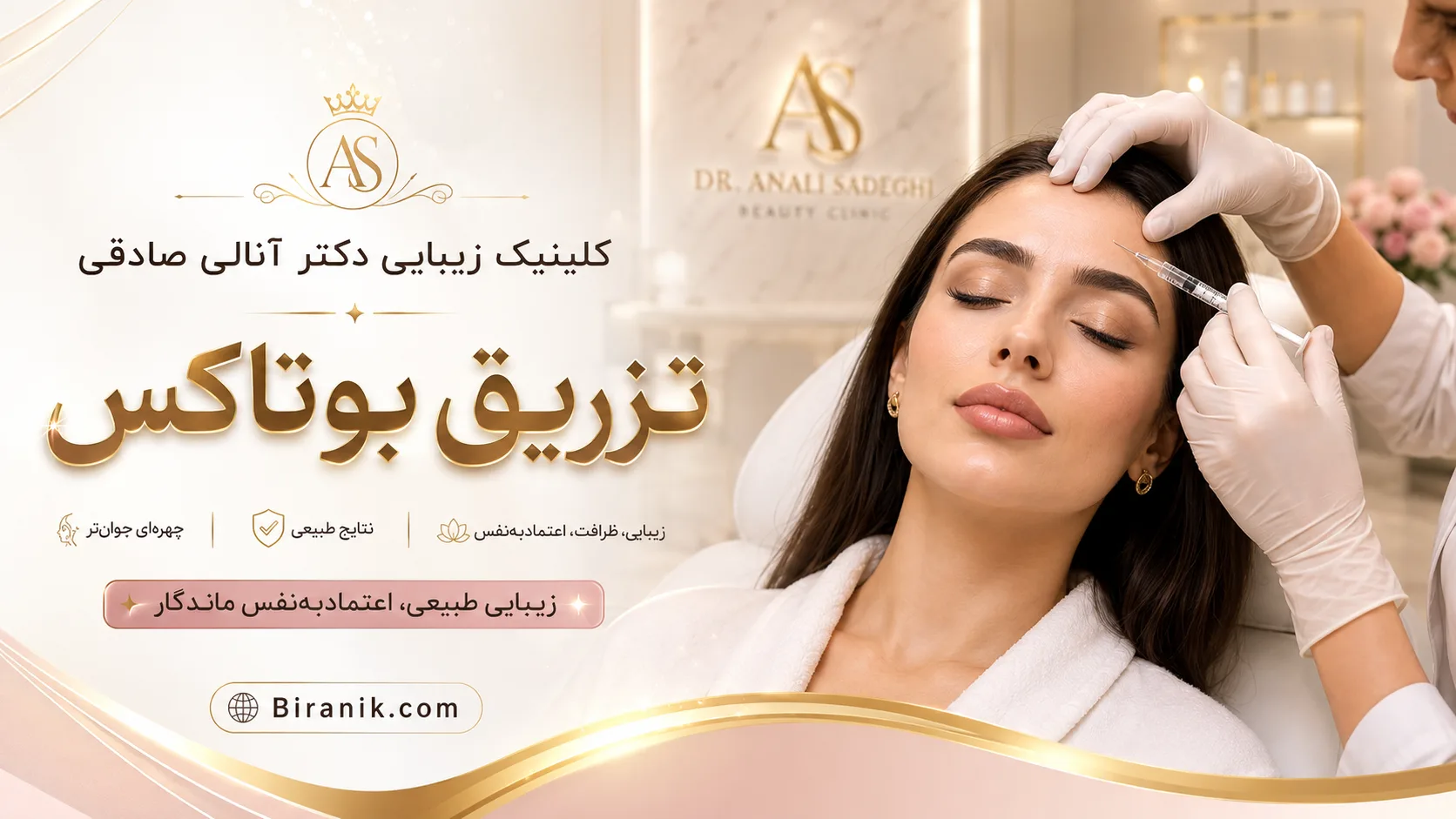 خدمات بوتاکس در کلینیک دکتر آنالی صادقی