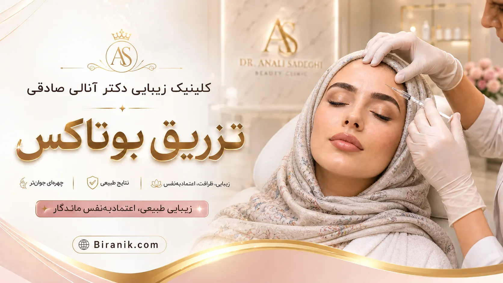 خدمات بوتاکس در کلینیک دکتر آنالی صادقی