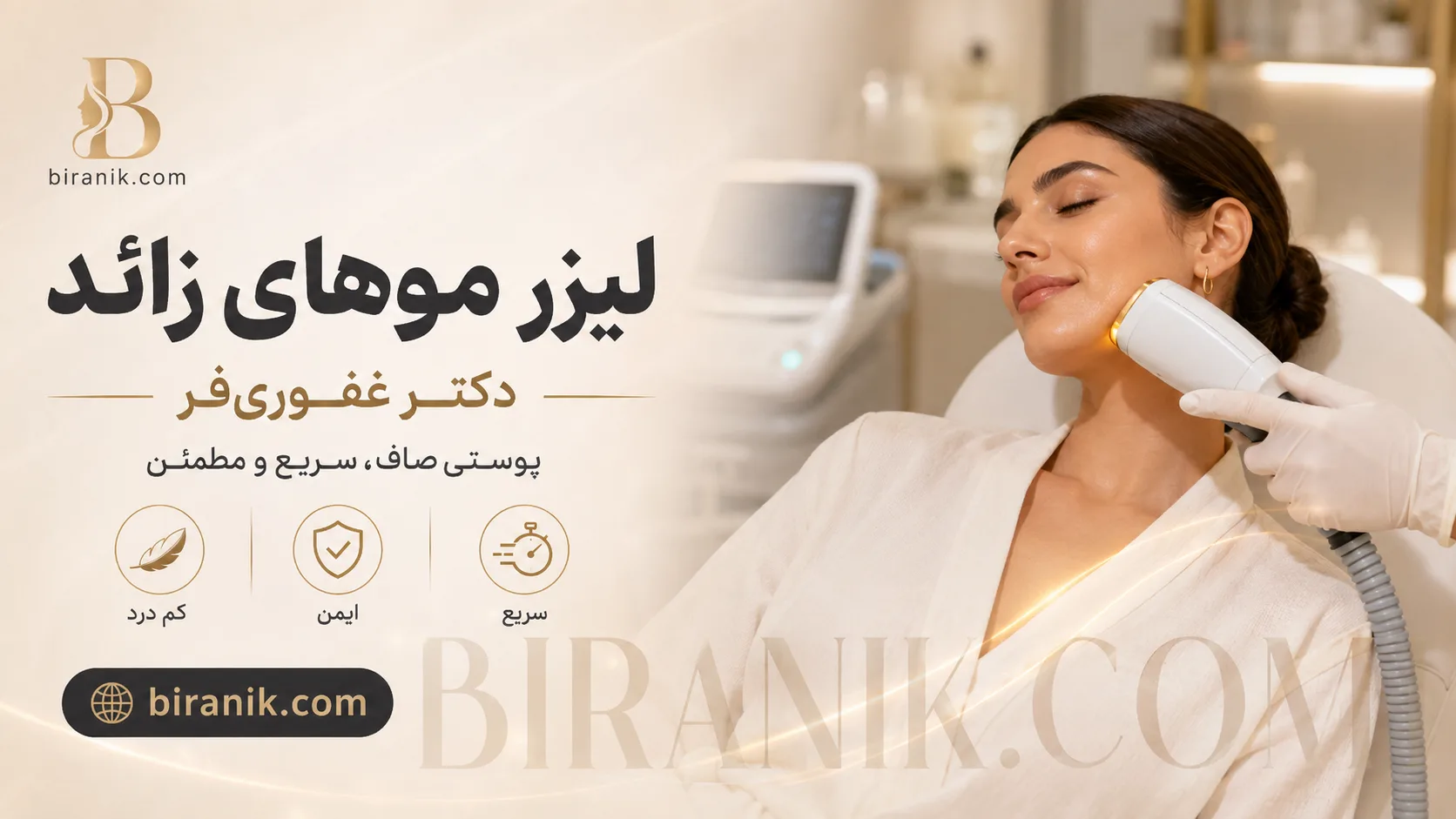 لیزر موهای زائد با دستگاه Diolasheer Ice – Nubway